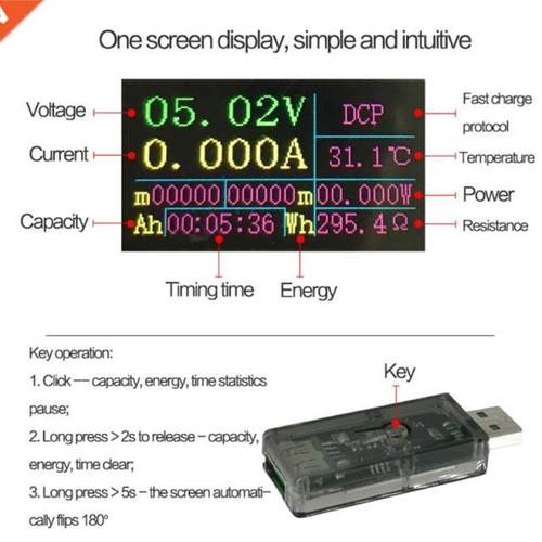 Digital USB Tester QC 2.0 3.0 FCP AFC DCP Quick Charge Detec