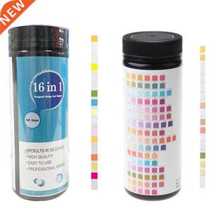 100 Pcs Water Test Strips 16-in-1 Aquarium Water Quality Tes