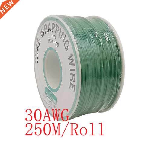 30AWG Wrapping Wire Tinned Single Core Copper Solid PCB Cabl