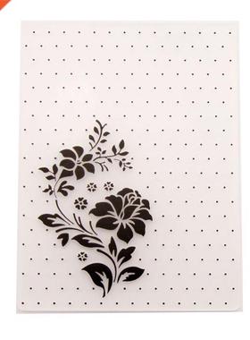 Plastc Embossng Folder Template  Scrapbook Photo Album