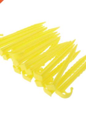 20Pcs Garden Plastic Stakes Tent Pegs 适用于 Holding Down th