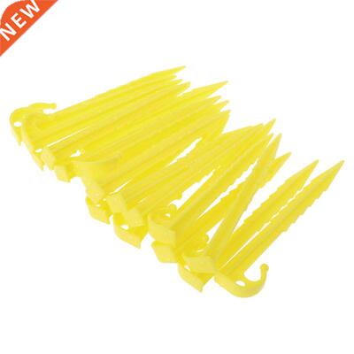 20Pcs Garden Plastic Stakes Tent Pegs 适用于 Holding Down th