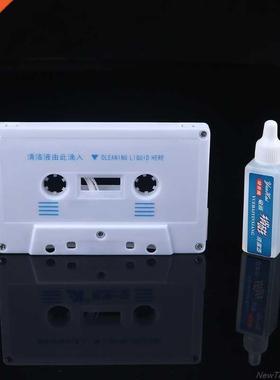 NEW Wet Type Cassette Tape Head Cleaner + Demagnetizer for A