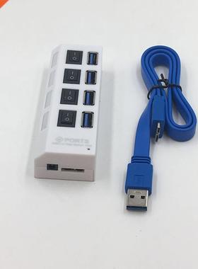 4Port Micro USB Hub3.0 USB Splitter for Tablet Laptop Comput