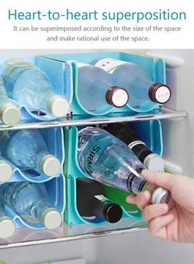 1PC Refrigerator Stackable Beverage Storage Box Wine Beer Ca