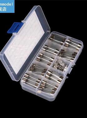 72Pcs/lot 6 x 30mm Fast-blow Glass Fuse Mix Set With Box Ele