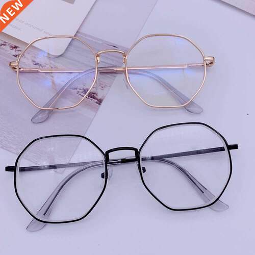 Vintage Anti Blue light Glasses Frame Round Lens Myopia Opti
