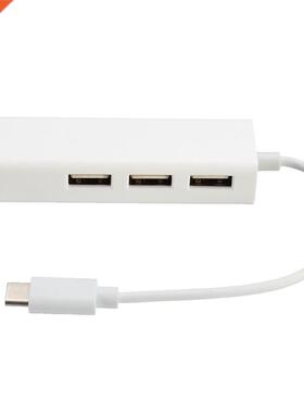 3 port Type-C USB 3.Fast Ethernet +USB 2.0 HUB 10 /100MB RJ4
