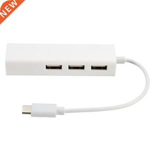 3 port Type-C USB 3.Fast Ethernet +USB 2.0 HUB 10 /100MB RJ4