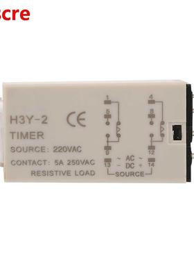 C 220V H3Y-2 Timer Time Rely 0-10 Second 10s 10sec Time Re