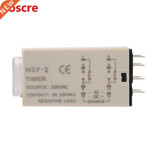 C 220V H3Y-2 Timer Time Rely 0-10 Second 10s 10sec Time Re