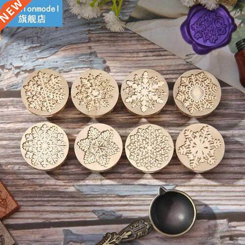 Retro Fire Painting Stamp Xmas Snowflake Patterns Stamping E