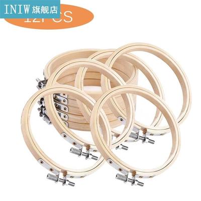 6 Inches Or 4 Inches 12pcs Embroidery Hoop Bamboo Cross Stit