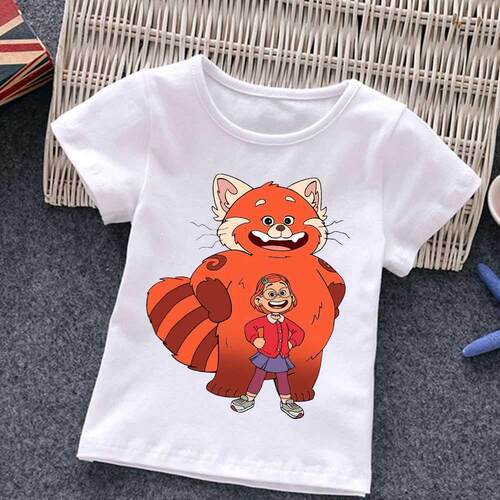 Summer Turning Red Children	s T Shirt Kawaii Pixar Me