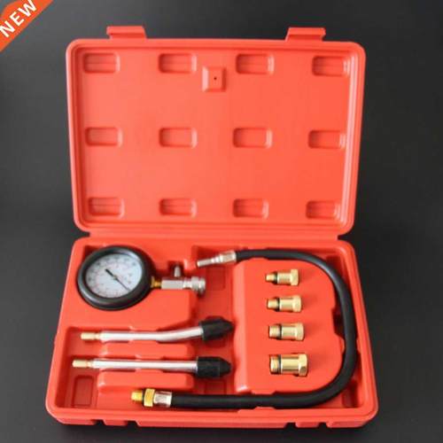 9pcs Petrol Gas Engine Cylinder Compressor Gauge Meter Test