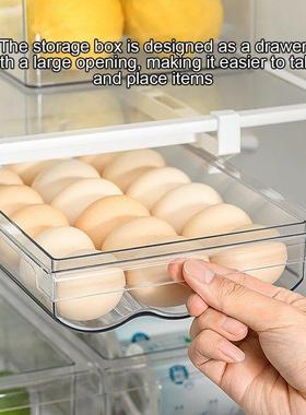 Egg Storage Container Snap-on Large Capacity Tray Food Dispe