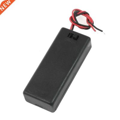 On/Off 2 Wires Lead Switch 2 x1.5V AAA Battery Cell Case Box