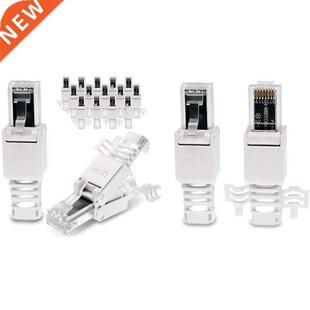 Network Connectors, Tool-Free CAT6A RJ45 LAN UTP Cable Conne