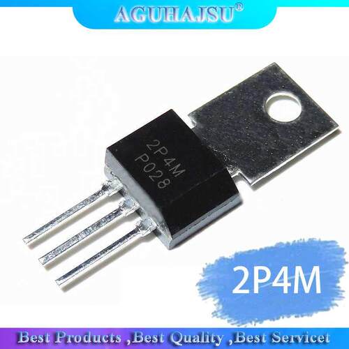 10pcs/lot 2P4M SCR thyristors 2A 500V TO-202 package new ori