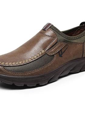 Autumn old Beijing cloth shoes men's single shoes breath