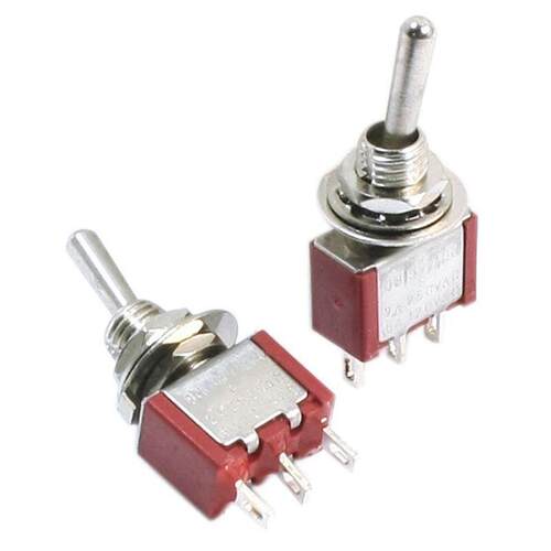 AC 120V 5A ON-OFF-ON 3 Positions Latching Switch SPDT Red 2p