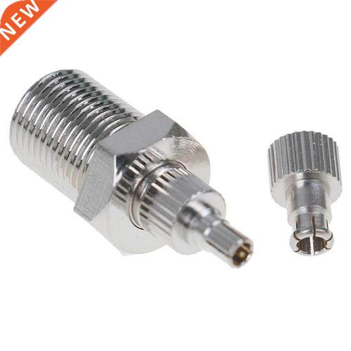 Nickel Plated 26mm F Female To TS9 & CRC9 Male Plug Coax