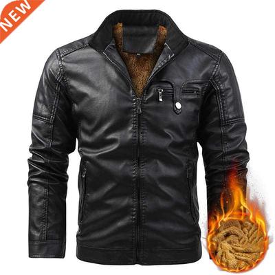 Casual Design 2022 For Style Winter Leather Jacket Men'S