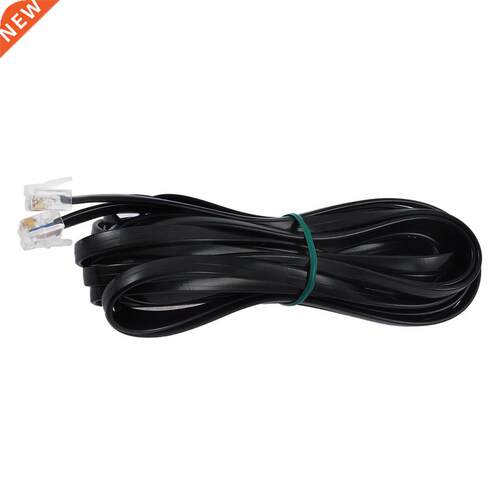 6P6C RJ11 Telephone Extension Fax Modem Cable Line 5M Length