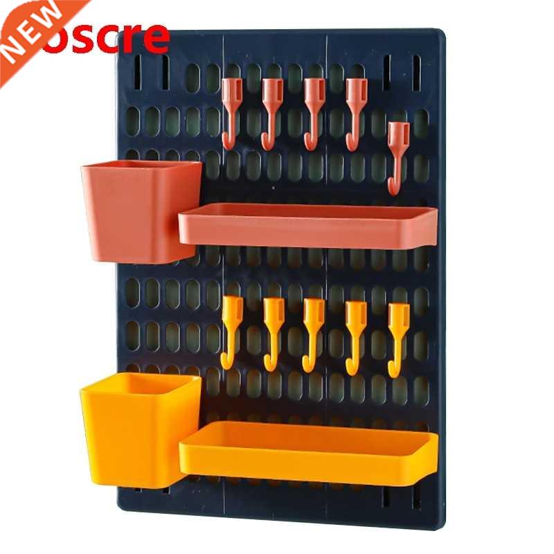 Wall-Mounted Hardware Tool Screw Parts Storage Box Hanging B