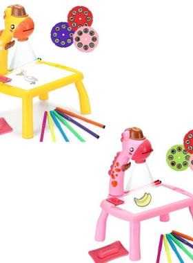 Multifunctional Drawing Board Learning Desk with Music Funct