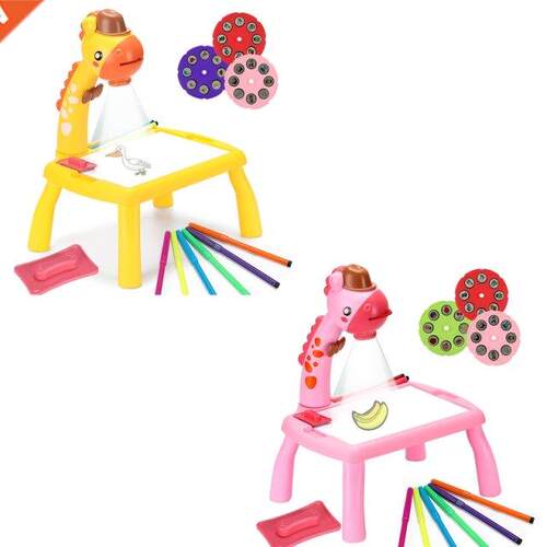 Multifunctional Drawing Board Learning Desk with Music Funct