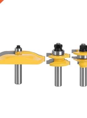 3 Pcs Shank Woodworking Router Bits Wood Milling Cutters Too