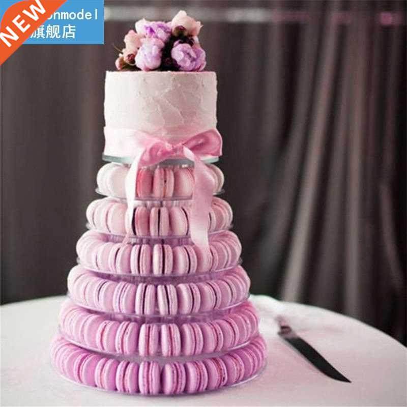 6 Tier Cake Holder Transparent Acrylic Cake Stand Wedding Bi