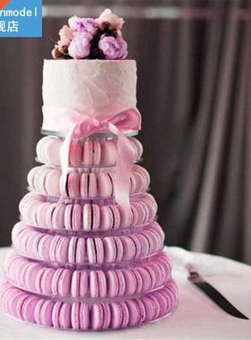 6 Tier Cake Holder Transparent Acrylic Cake Stand Wedding Bi