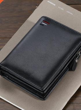 Luxury Men Wallets Fashion Card Holder Purse Multifunction L