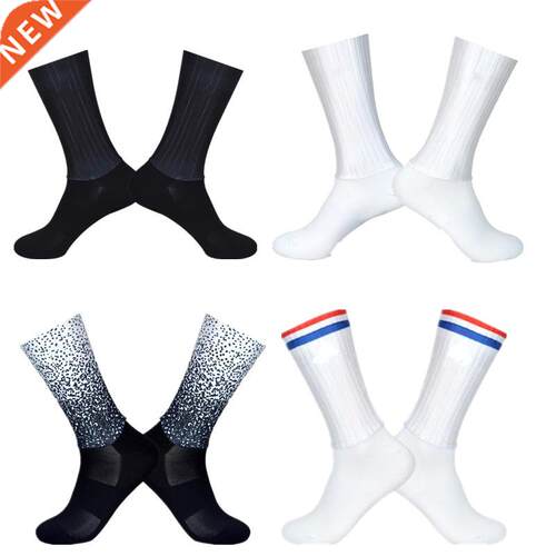 New Summer Breathable Cyclng Socks Men Ant Slp Seamless A