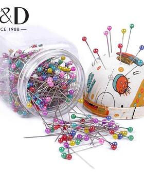 500pcs Sewing Pins 36mm Head Pins Quilting Pins in Plastic S