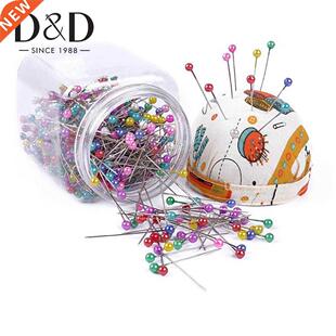 500pcs Sewing Pins 36mm Head Pins Quilting Pins in Plastic S