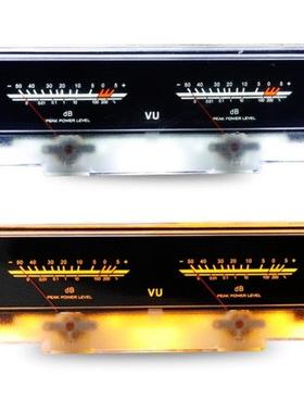 Double pointer VU Meter Stereo Amplifier Board DB Sound Leve