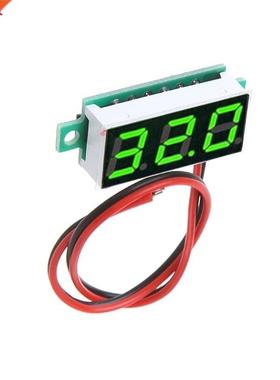 0.28 pouces DC 2.5V-30V 2 fils Mini voltmètre num&eac