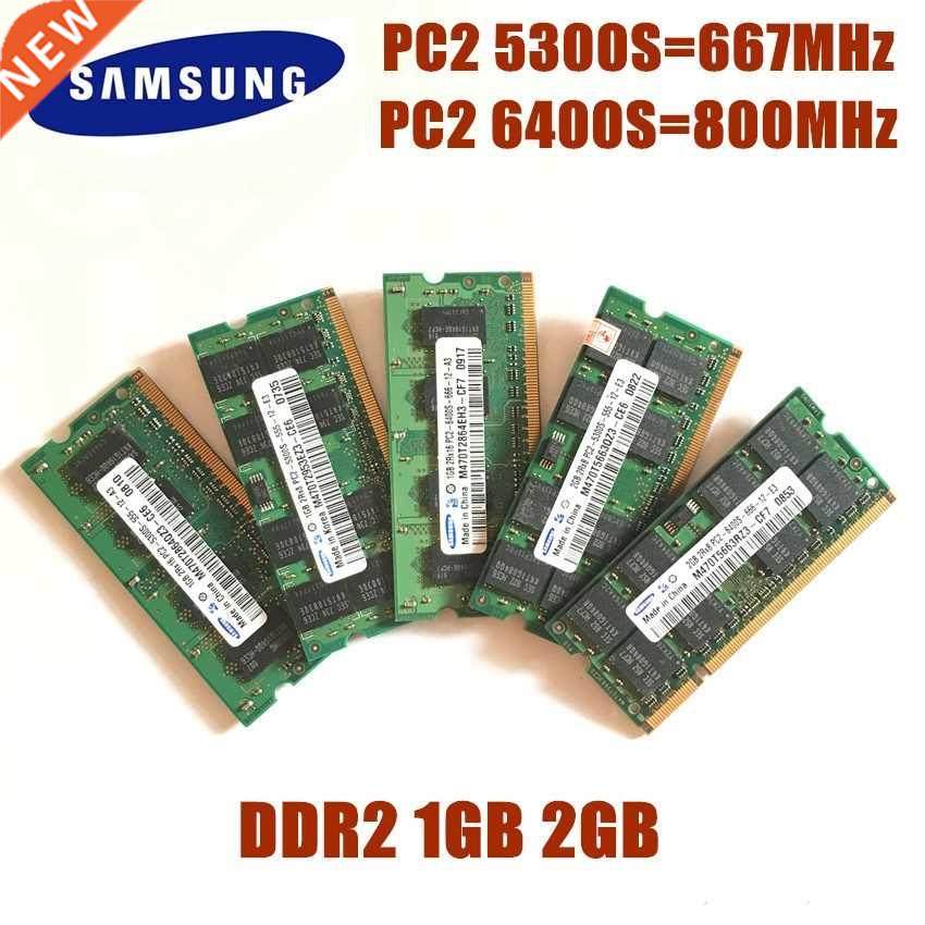Original SAMSNG 2GB 1GB 4GB PC2-5300S 6400S 4200S Laptoop RA