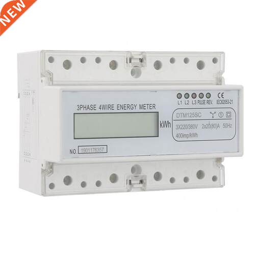 Energy Consumption Digital Electric Power Meter  Phase KWh