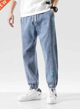 Sprng Summer Black Blue Baggy Jeans Men Streetwear Denm Jo