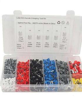 1200Pcs Wire Ferrules Crimp Connectors Wire Terminals Cable