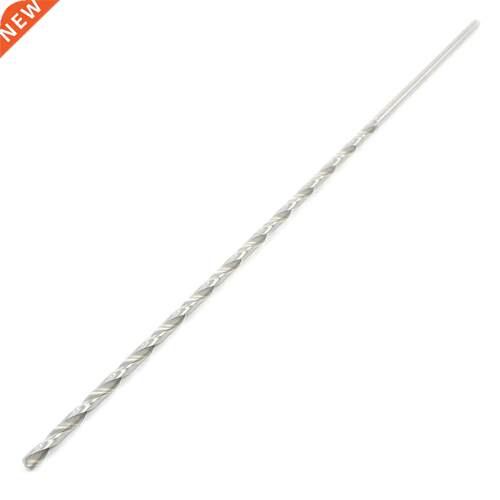 HSS Shank 4mm Twist Head 300mm Long Drill Bit Silver Tone