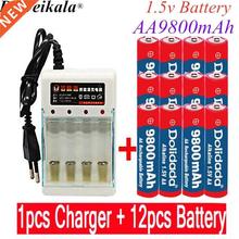 2020 lot Brand AA rechargeable battery 9800mah 1.5V New Alka