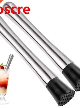 2PCS Muddler Bar Tool Stanless Steel Cocktal Muddler Profe