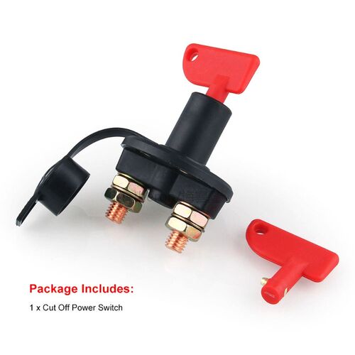 12V 300A Car Battery Main Switch Power Isolator Cut Off Kill