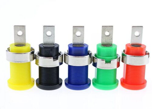 5pcs 4mm banana plug Banana jack Socket pure copper safety s