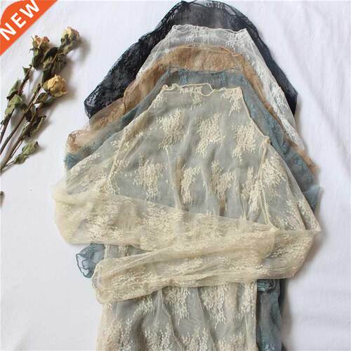 Summer Women Lce Florl Embroidery Blouses Shirt Ldies top